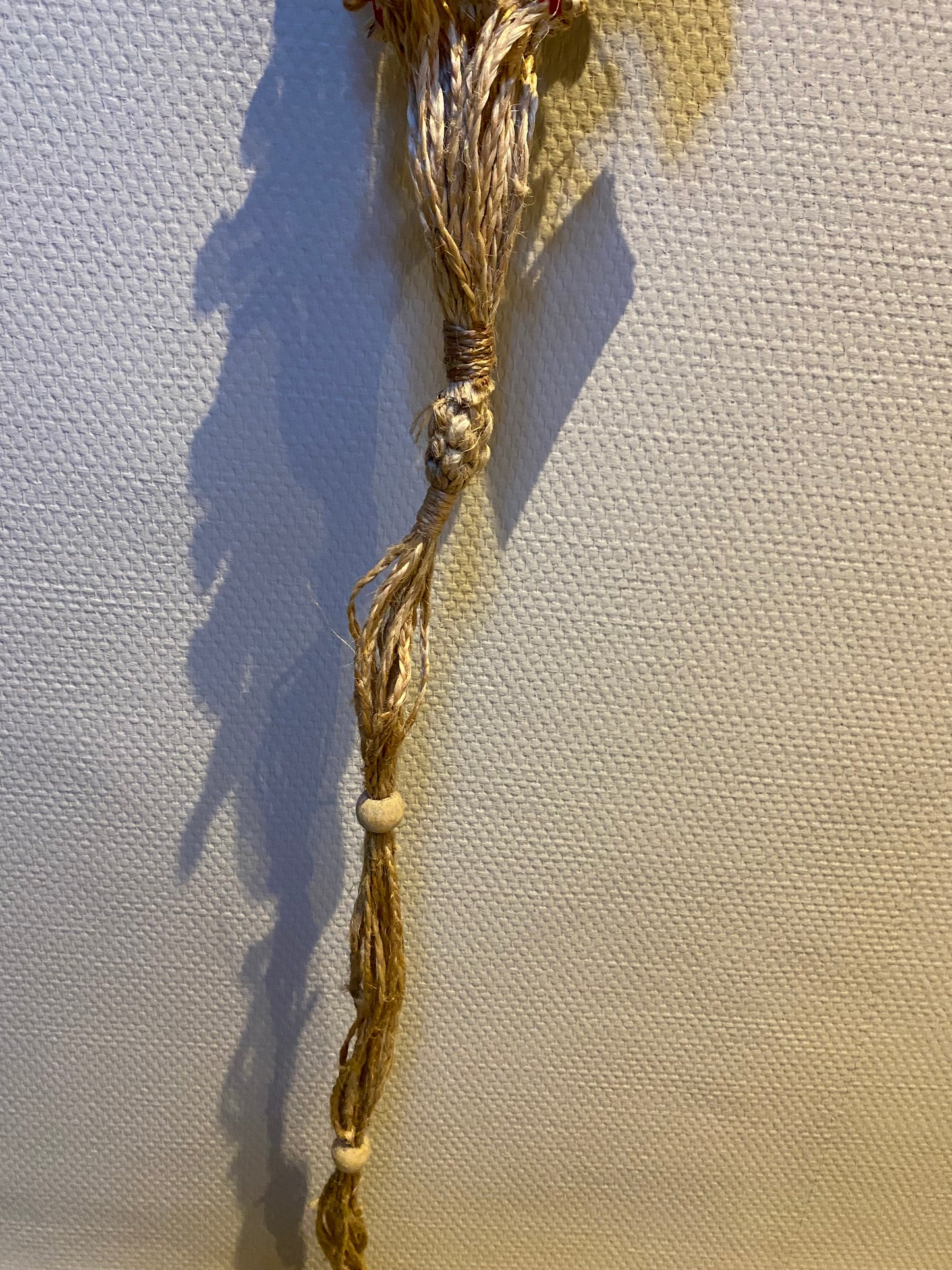 Hanger waxinelichtjes jute