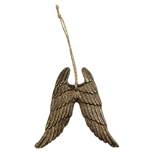 Angel double metaal antique goud | Wonen 35