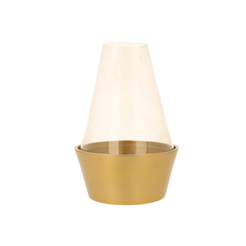 Planter glass brass| Wonen 35