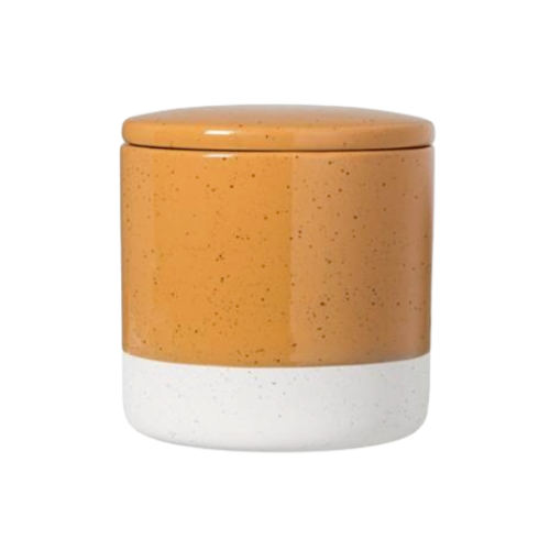 Voorraadpot Zoe bruin wit | Bloomingville