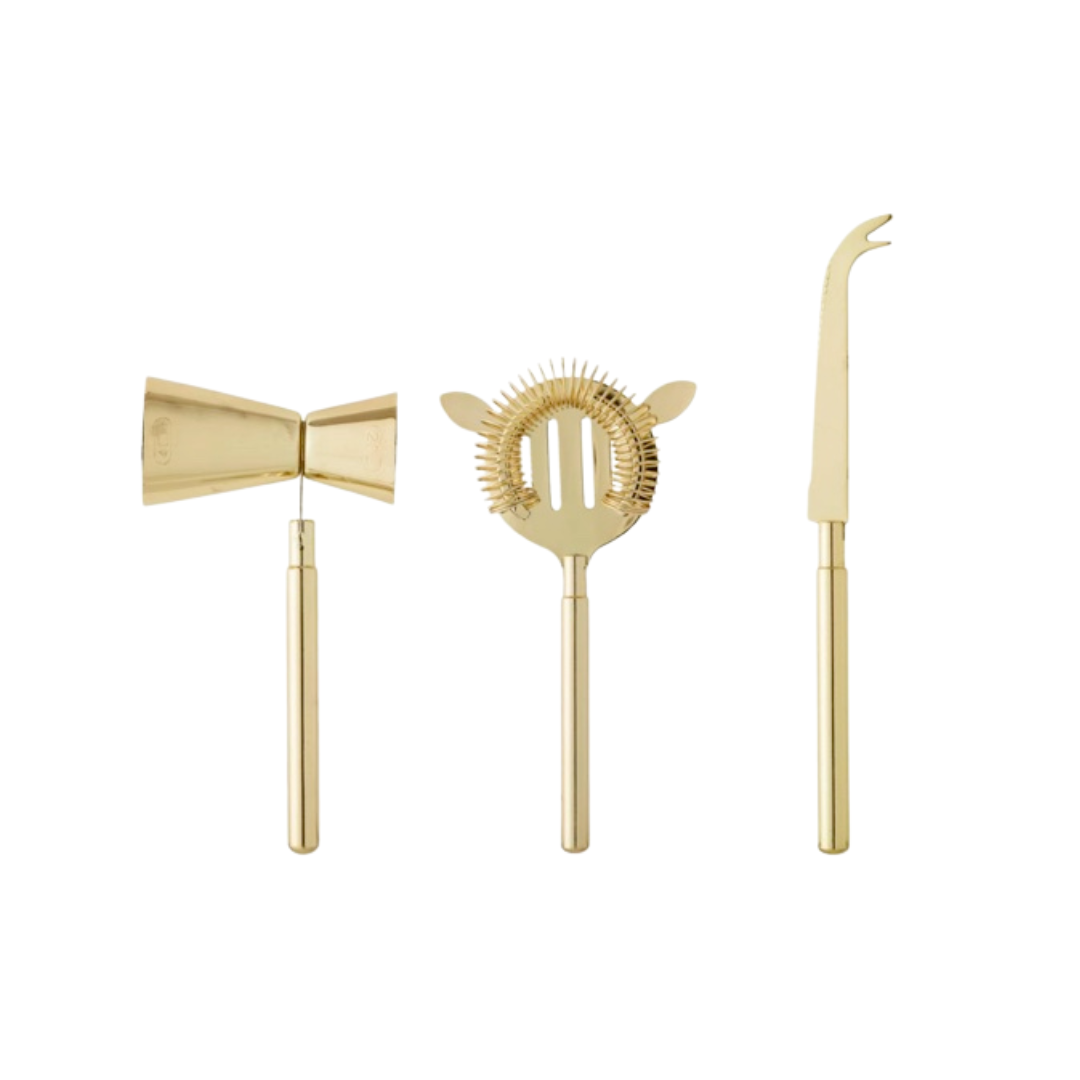 Bar set goud stainless steel | Bloomingville