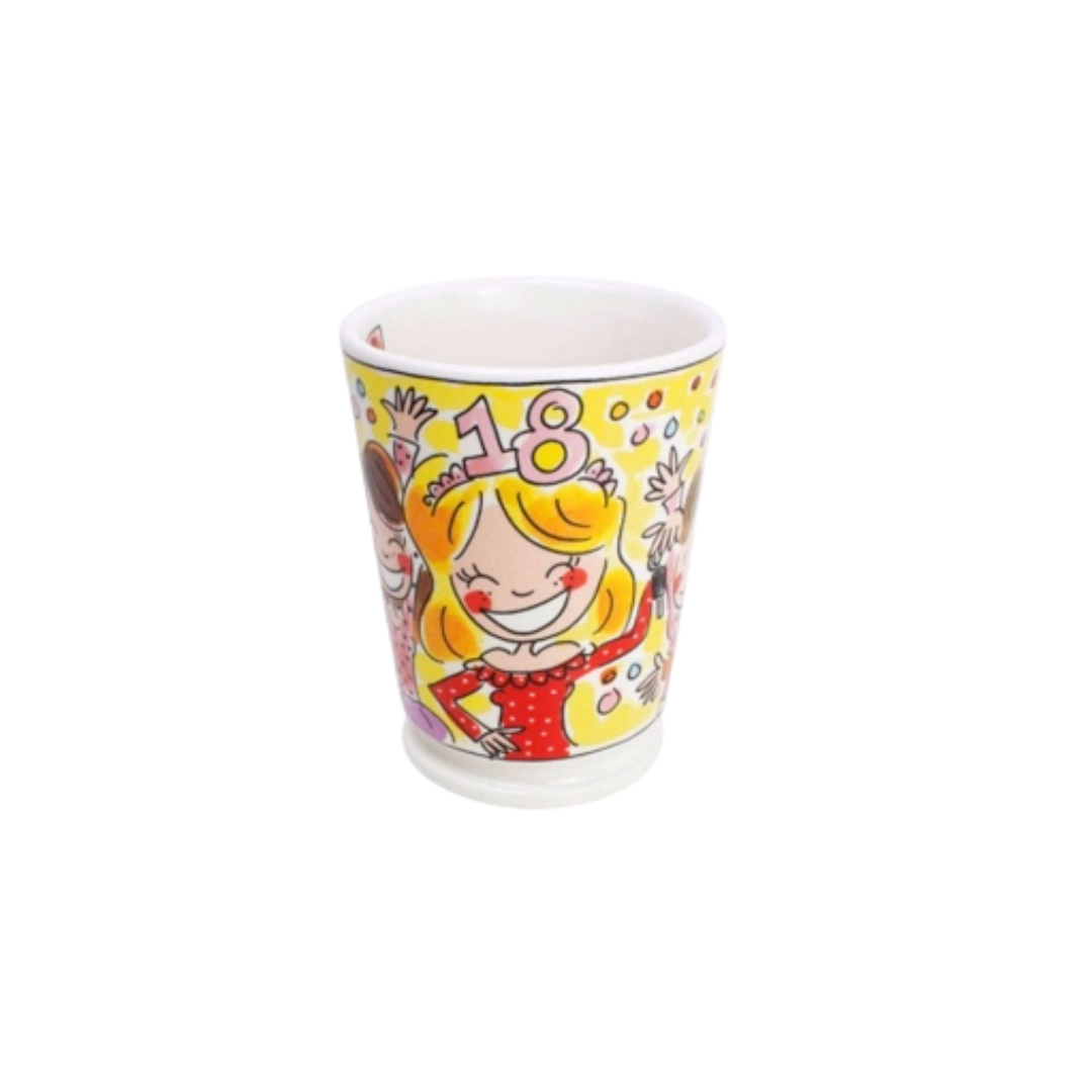 Mug 18 jaar | Blond Amsterdam