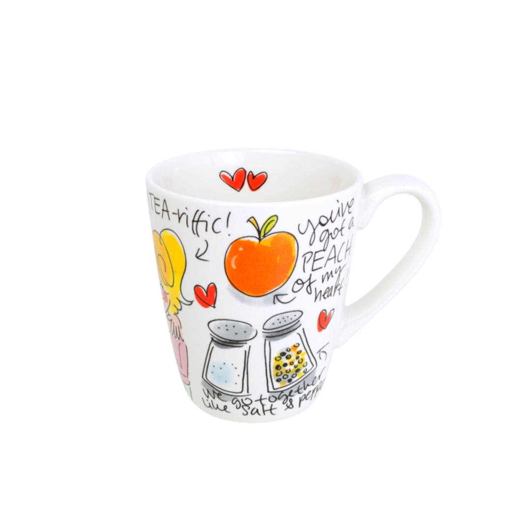 Valentine mug you're totally tea-riffic | Blond Amsterdam