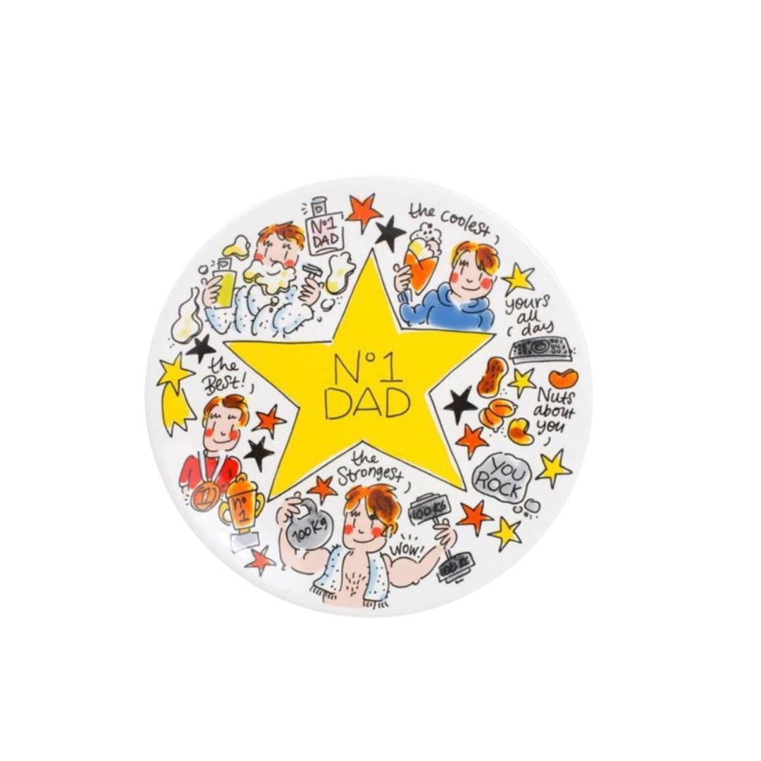Dad plate 22 cm | Blond Amsterdam