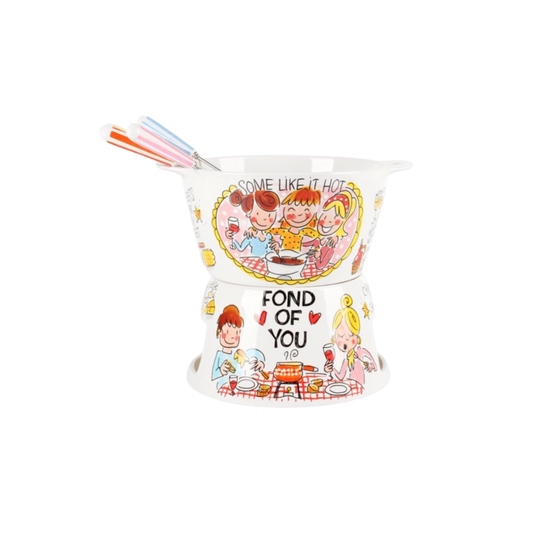Kaasfondue set even bijkletsen | Blond Amsterdam