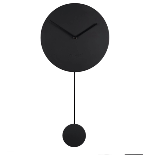 Klok minimal zwart | Zuiver