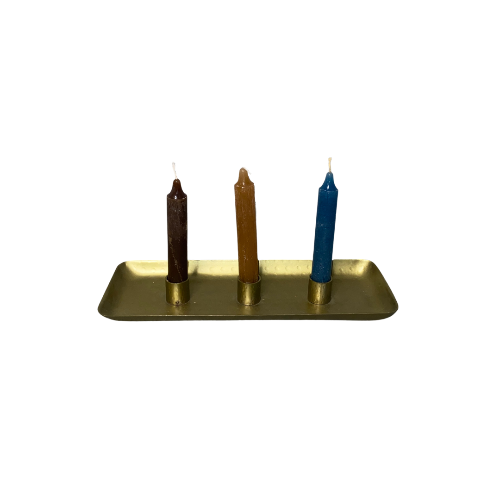 Kaarsenhouder goud | Wonen 35