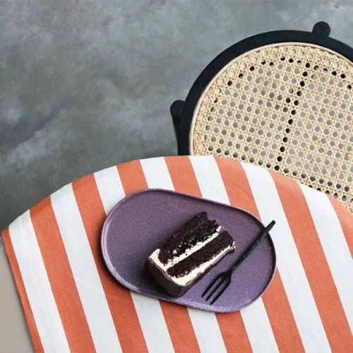 Gallery ceramics oval side plate lilac | Hkliving