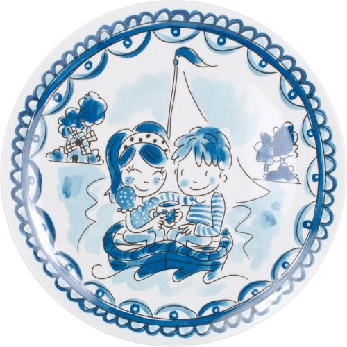 Melamine plate boat db | Delfts Blond