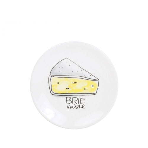 Valentine plate 12 cm brie mine | Blond Amsterdam