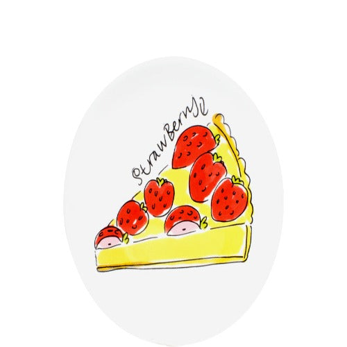 Plate strawberry | Blond Amsterdam