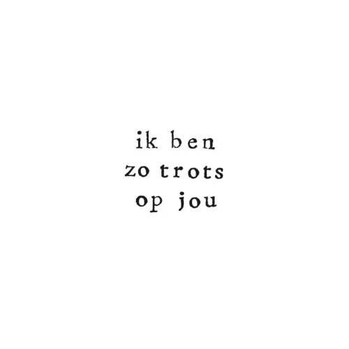 Wenskaart ik ben zo trots op jou | Ik pak je in