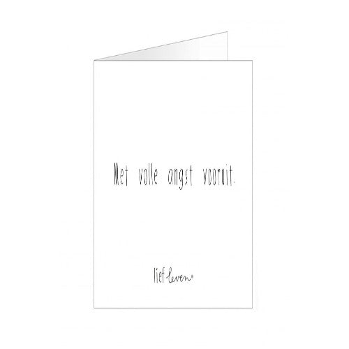 Wenskaart vooruit zien is regeren | Lief leven