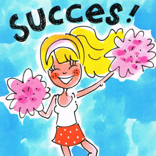 Wenskaart succes | Blond amsterdam