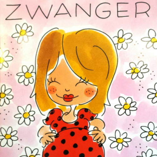 Wenskaart zwanger | Blond amsterdam