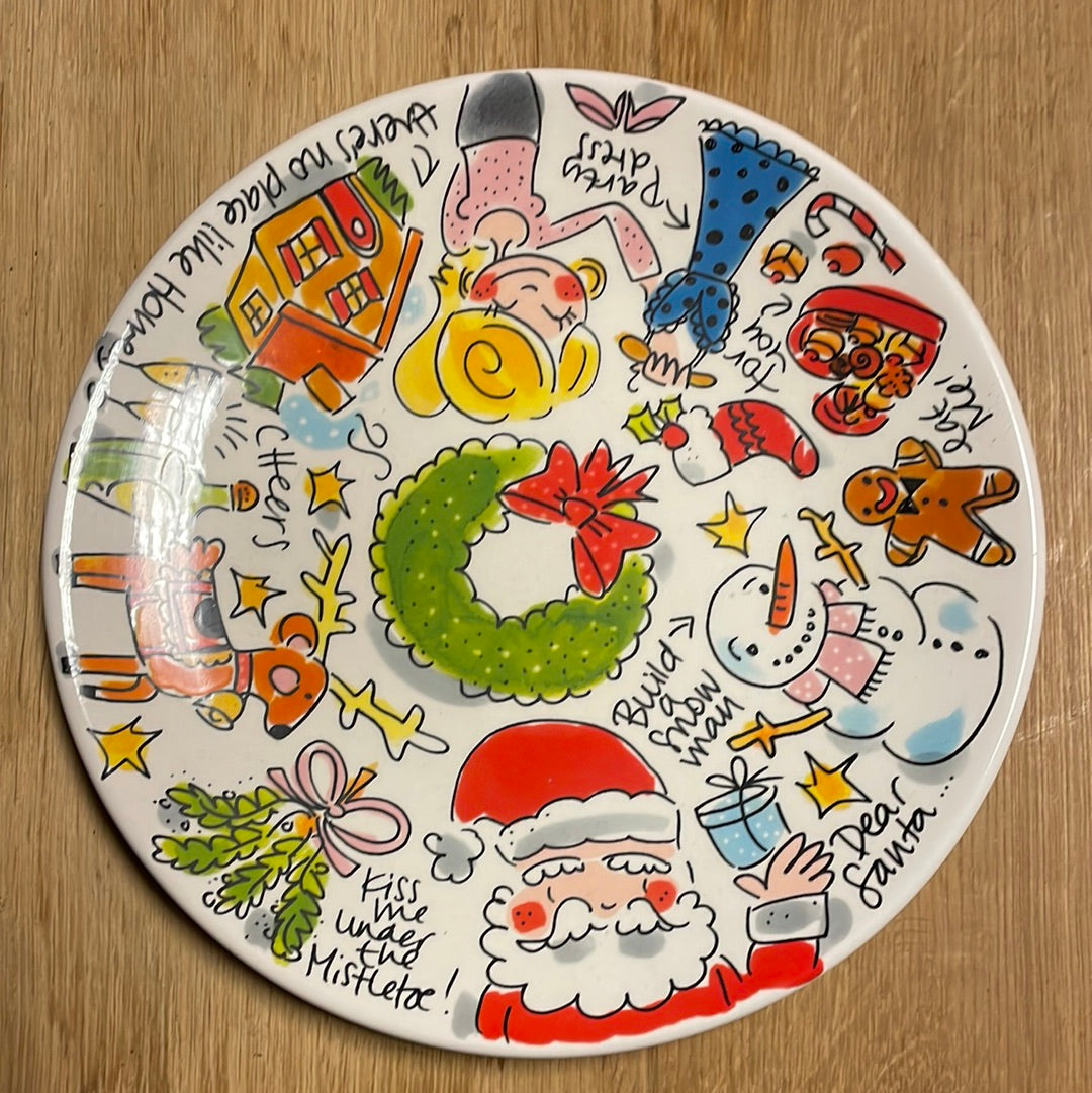 Christmas Plate 22cm Love Santa | Blond Amsterdam
