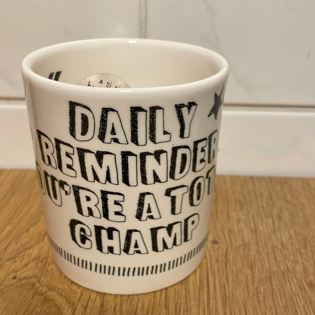 Mug Daily reminder /Blond Amsterdam