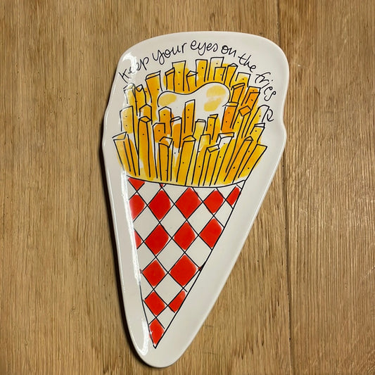 Snack 3D plate Fries | Blond Amsterdam