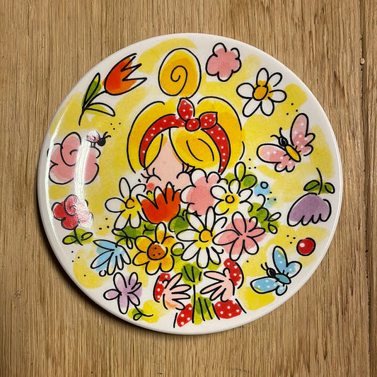 Easter: plate 12cm flower | Blond Amsterdam