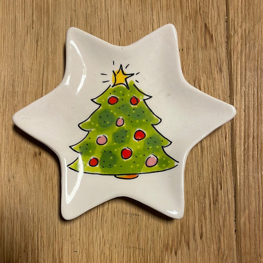 Star Plate 12cm Tree | Blond Amsterdam