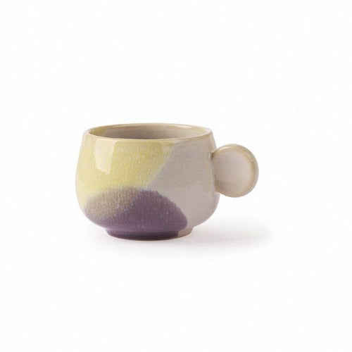 Gallery ceramics coffee cup yellow lilac | Hkliving
