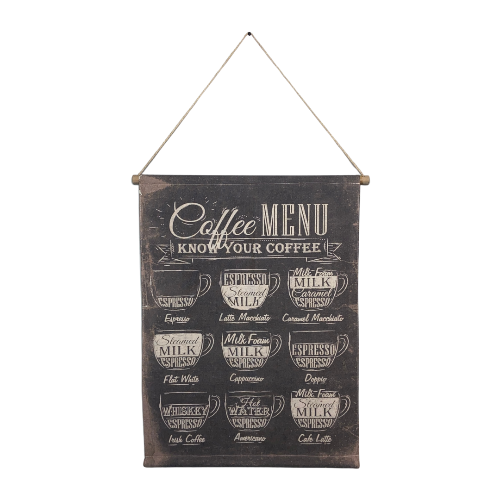 Poster Coffe menu | Wonen 35!!