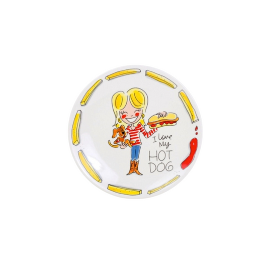 Snack plate 22 cm hot dog | Blond Amsterdam