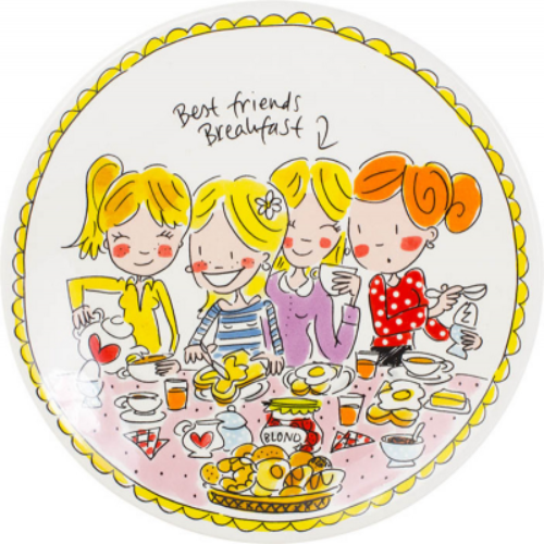 Plate 22 cm girls | Blond amsterdam